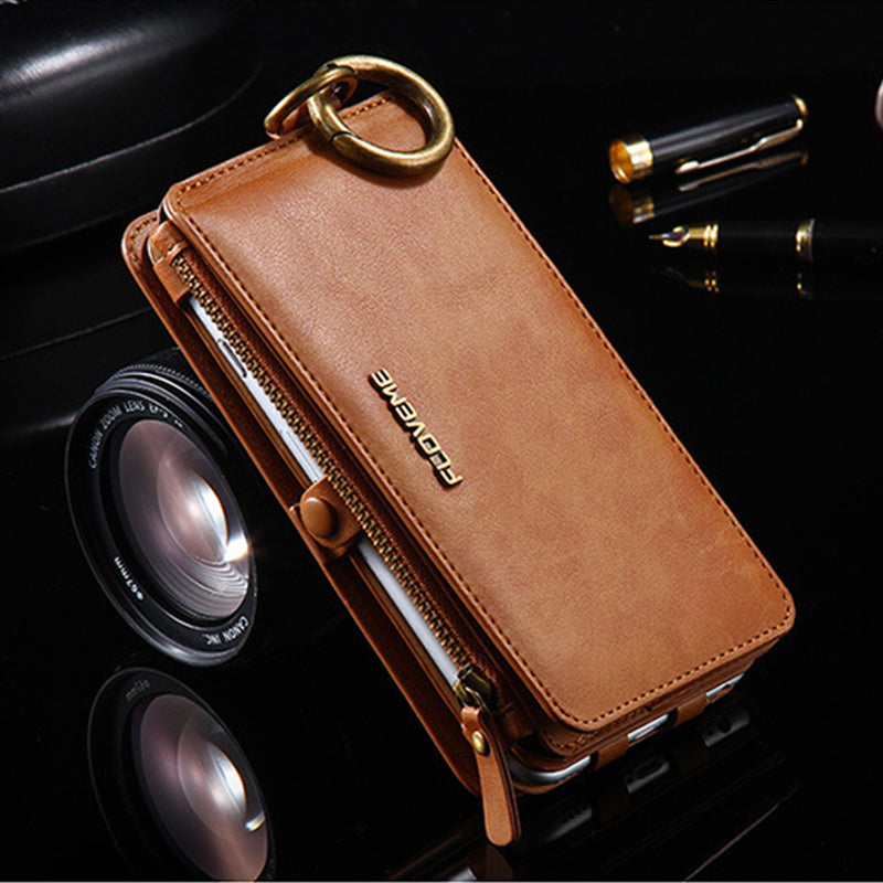 Classic Retro Stand Wallet Case For Phone