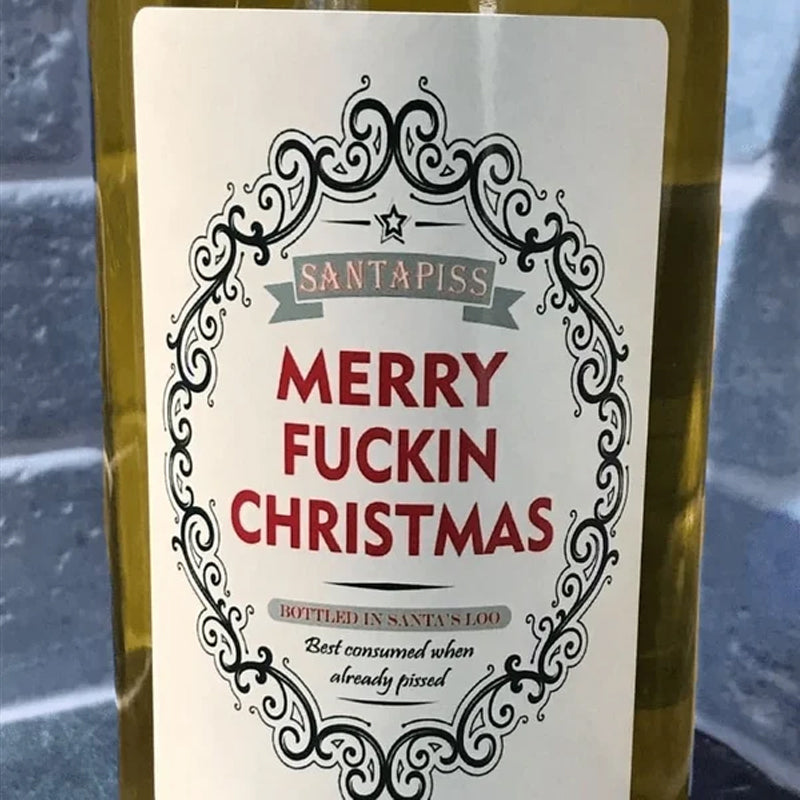 🎄Christmas Funny Novelty Bottle Labels(5PCS)