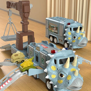 🦖Dinosaur Transforming Engineering Truck Track Toy Set(Free Shipping🎉)
