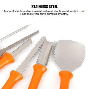 Pumpkin Carving Kit Stainless Steel Carving Tools Set