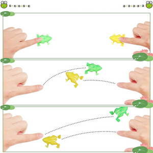 Plastic Jumping Frog Toy