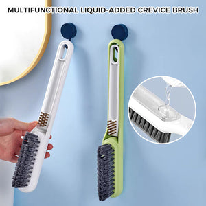 Multi-functional liquid-filled crevice brush
