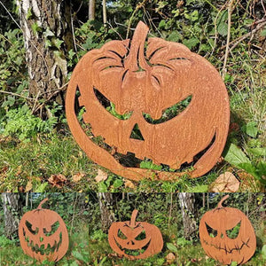 Metal Halloween Pumpkin Decoration
