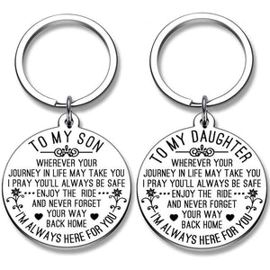 "To My Son/Daughter" Keychain Gift