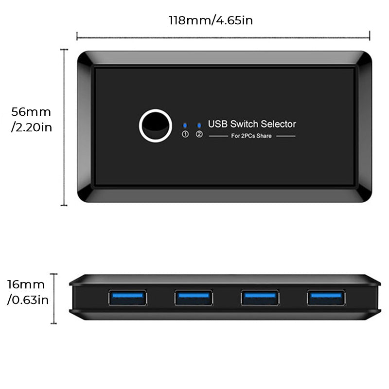4-port USB Splitter