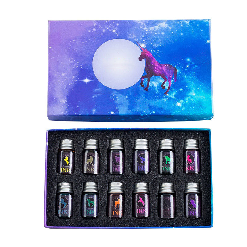 12 Colors Ink Set Gift Box