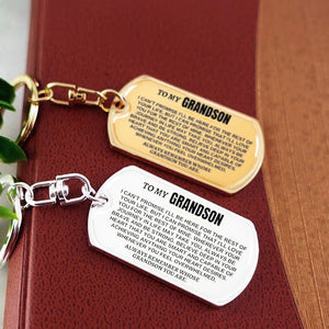 🎁Perfect Christmas Gift to Grandson-Personalized Keychain