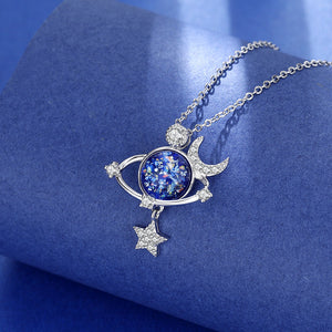 Fantasy Star Moon Clavicle Necklace