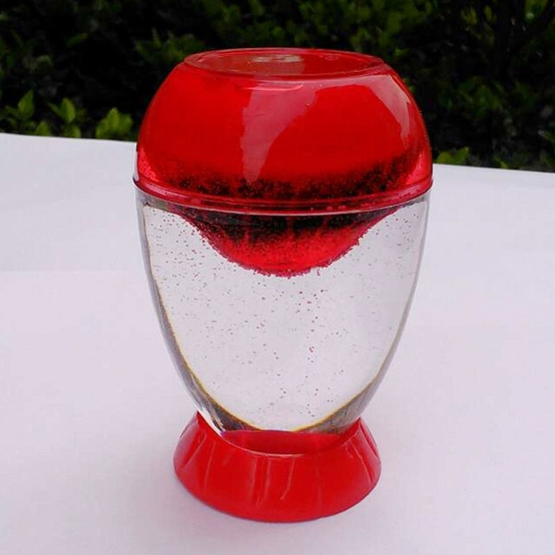 Volcano Eruption Egg Shape Sandglass Liquid Hourglass
