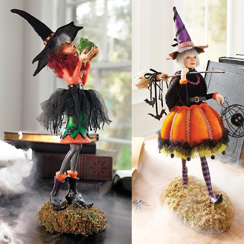 Halloween Witch Resin Ornament