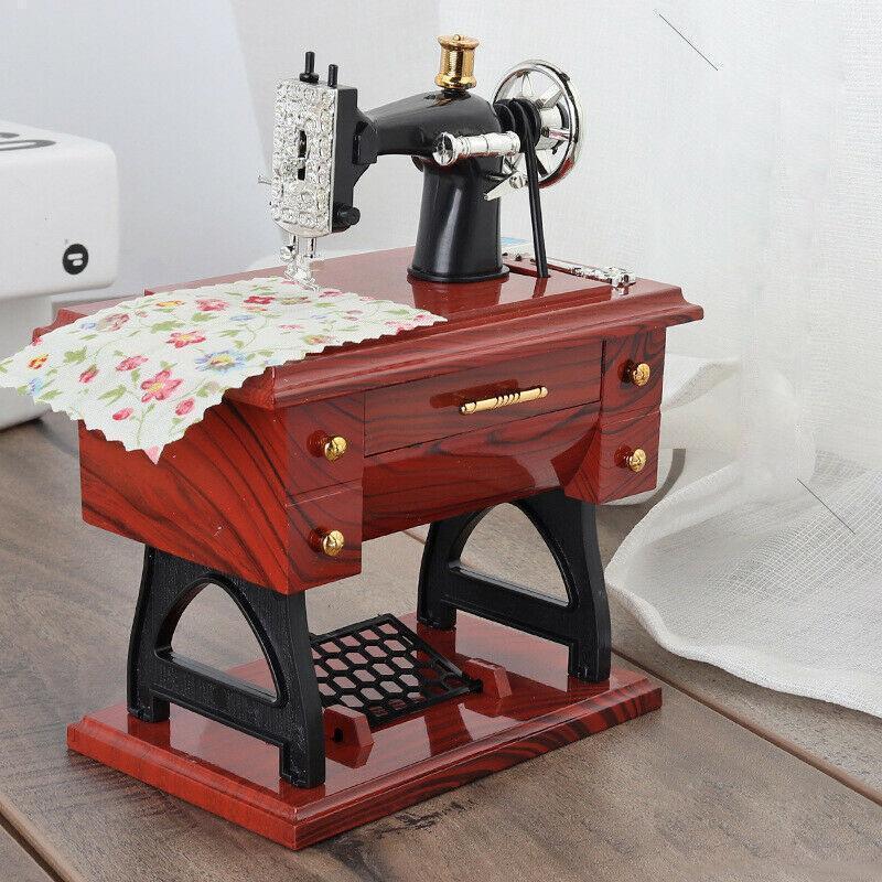 Mini Sewing Machine Music Box
